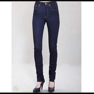 Acne Studios Needle Raw high rise skinny jeans size 28